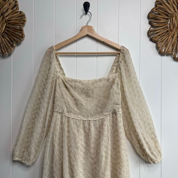 Free People Cream Maxi Dress - Picture 5 of 10